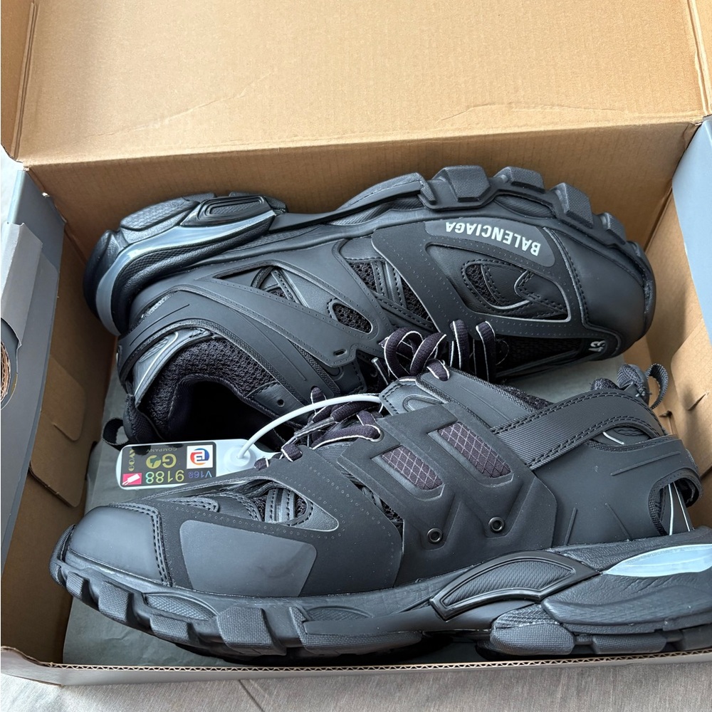 Balenciaga Men's Black Track Sneakers